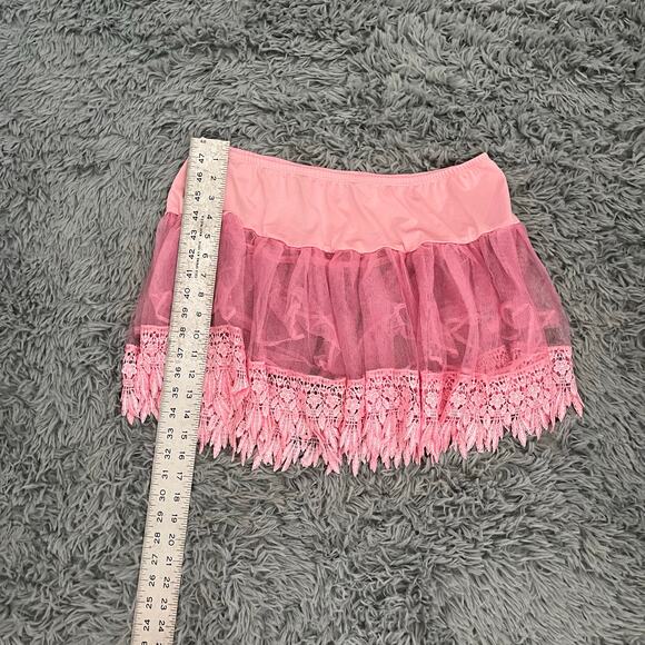 Seven ‘Til Midnight Pink Tear Drop Short Petticoat - Picture 6 of 6